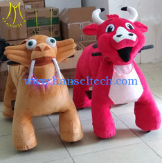 الصين Hansel outdoor playground walking electronic plush motorized riding animals المزود