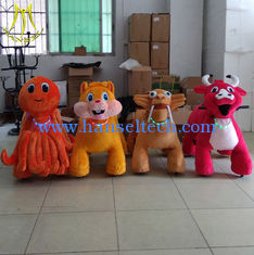 الصين Hansel kids battery operated electronic ride on plush animal cars المزود