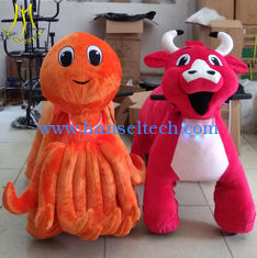 الصين Hansel shopping mall indoor ride on stuffed electric animal scooters المزود