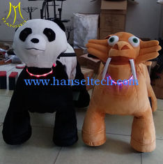 الصين Hansel amusement park walking indoor playground stuffed electric animal scooter المزود