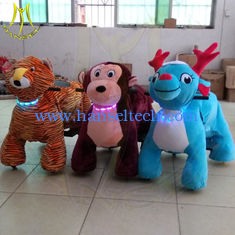 الصين Hansel amusement park motorized plush animal plush unicorn electric scooter المزود