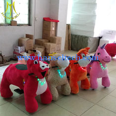 الصين Hansel commercial mall rideable animal electric ride on unicorn with non coin for rental parties المزود