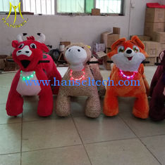 الصين Hansel  hot sale  electric mountable plush motorized animal for shopping mall المزود