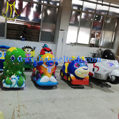 الصين Hansel fiberglass fish amusement park games train kiddie rides for sale المزود
