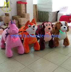 الصين Hansel wholesale battery coin operated animal car for mall 4 wheels animal bikes المزود