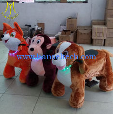الصين Hansel guangzhou manufacturer walking fireproof plush motorized riding animals المزود