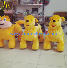 الصين Hansel amusement park game equipment ride on motorized animals plush riding المزود