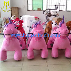 الصين Hansel hot fairground attraction kids token ride happy ride toy unicorn المزود
