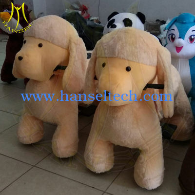 الصين Hansel amusement game machine walking plush animal toy ride for kids المزود
