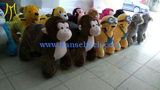 الصين Hansel amusement park walking plush battery powered animals ride المزود
