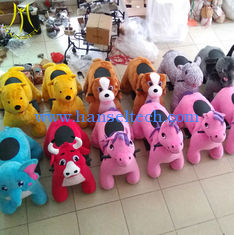 الصين Hansel  ride on animal kids amusement park rides animal large plush ride toy on wheels المزود