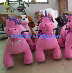 الصين Hansel battery operated electric indoor stuffed motorized horse toy scooter for adults المزود