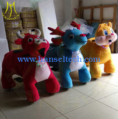 الصين Hansel amusement park coin operated plush kid electric riding animals المزود