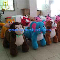 الصين Hansel  Hot selling shopping mall electric mountable animal plush ride المزود