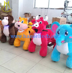 الصين Hansel  indoor game ride plush animal walking robot ride zippy pets ride toy elephant المزود