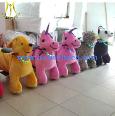 الصين Hansel  children fun plush coin operated electric ride on animals المزود