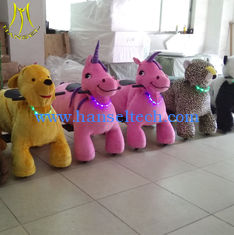 الصين Hansel children Zoo animals toys battery powered walking pets animal unicorn rides المزود
