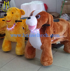 الصين Hansel shopping mall plush walking bull electric stuffed animals go kart المزود