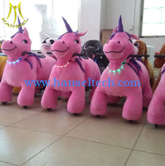 الصين Hansel  carnival stuffed animals for sale mall games for kids stuffed animal indoor riding unicorn المزود