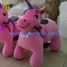 الصين Hansel stuffed animal motorized plush elecrtric ride on animal toy for indoor playground المزود