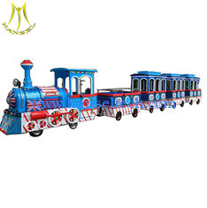 الصين Hansel  Amusement park children train rides for sale electric trackless kids train المزود