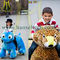 Hansel coin operated plush animals toy ride plush riding motorized animals المزود