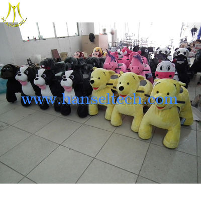 Hansel Plush Walking Animals 4 Wheels Bicycle Toy Stuffed Animals To Paint Animation Guangzhou المزود