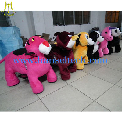 Hansel Plush Walking Animals 4 Wheels Bicycle Toy Stuffed Animals To Paint Animation Guangzhou المزود