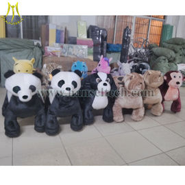 Hansel 2016 Indoor Playground Equipment Green Dinosaur Animal Ride Walking Animal Rides For Mall المزود