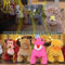 Hansel Indoor Playground Equipment Walking Plush Horse Animals Toy Ride On Furry Animals المزود