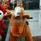 Hansel coin operated motorized animals coin operated with plush material in game center المزود