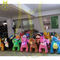 Hansel Best selling kid scooter electric horse plush toys stuffed animals on wheel in shopping mall المزود