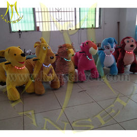 Hansel Coin Operated Plush Motorcycle Animal Kids Coin Operated Animal Rider المزود