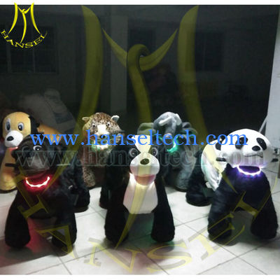 Hansel Guanzhou Plush Motorized Animal Scooters Indoor PlayGround Ride Animals المزود