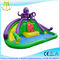 Hansel hot selling children entertainment PVC inflatable bouncer slide jumping slide for sale المزود