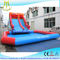 Hansel red and blue kids amusement park equipment inflatable climbing structure water pool sidel المزود