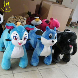Hansel moving horse toys for kids amusement park equipment china amusement ride electric dog walking machine المزود