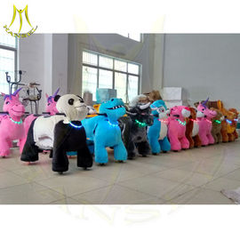 Hansel ride on animals in shopping mall playground equipment rocking family entertainment center kid animal scooter ride المزود