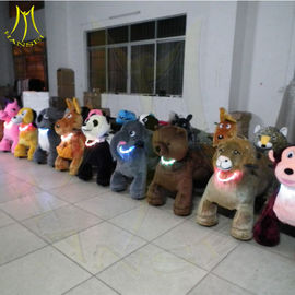 Hansel mini carousel rides for sale ride on animals in shopping mall kids animal scooter rides 4 wheel kid ride electric المزود