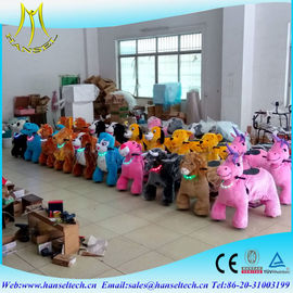 Hansel mini helicopter amusement ride indoor playground business plan bar game machine coin operated ride on cow toy المزود