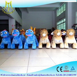 Hansel amusement ride coin operated kiddie rides for sale plush toys stuffed animals on wheels zippy pets المزود