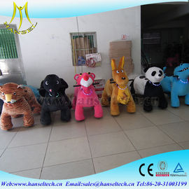 Hansel animal scooter ride battery walking animal toy kiddie ride time controller fiberglass cars for kids المزود