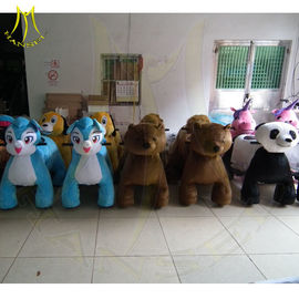 Hansel amusement park equipmentmechanical walking animal bikemall car for kids plush animal electric scooter australia المزود
