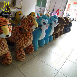 Hansel amusement park equipmentmechanical walking animal bikemall car for kids plush animal electric scooter australia المزود