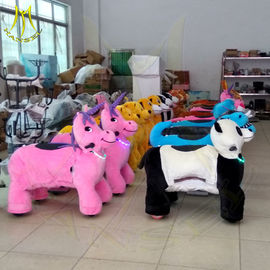 Hansel stuffed animal car ride electric coin operated pony rides for kids zoo riders at the mall riding dinosaur toys المزود