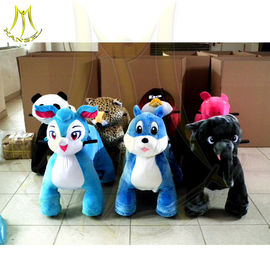 Hansel electric rideable animalcoin electric swingscoin operated dragon ride walking soft animal scooter rides cars المزود