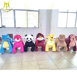 Hansel  indoor amusement park ride plush animal electric scooter horse scooter for adults commercial electric ride on المزود