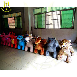 Hansel hot sale ce factory animal scooter coin operated machine parts animal scooter rides for kids المزود