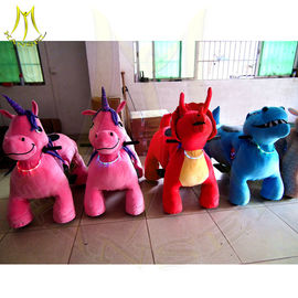 Hansel hot sale ce factory animal scooter coin operated machine parts animal scooter rides for kids المزود