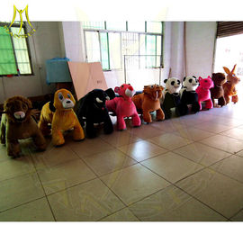 Hansel plush electric horse toy amusement ride manufacturers giant animals kids riding kid animal scooter rider المزود